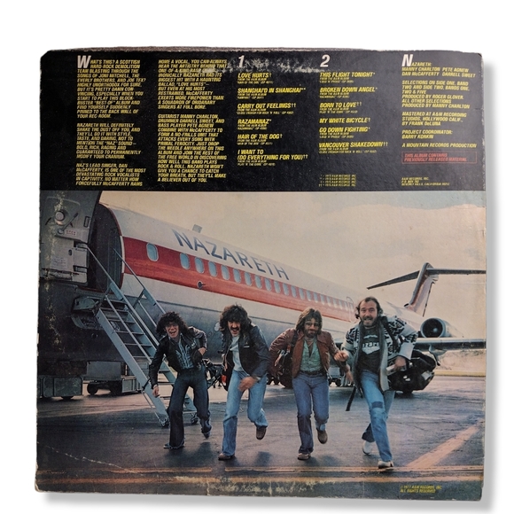 Nazareth Hot Tracks 1977 Vinyl LP Album Record - Picture 2 of 8